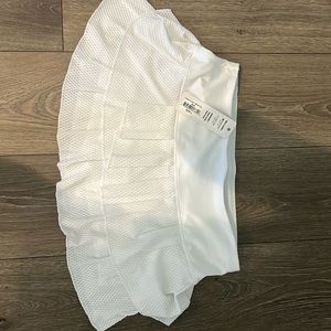 Lucky In Love Tennis Skirt - White NWT
